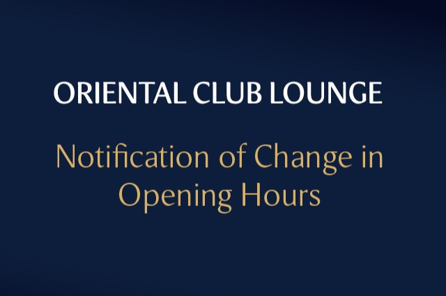 Notification of Change in Opening Hours